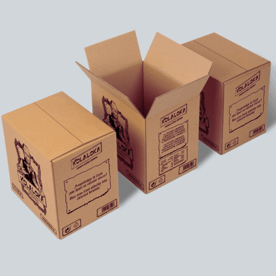 Krabice a obaly na míru: jak významně snížit logistické náklady? 11 Sada 3 otevřených i zavřených kartonových krabic s potiskem