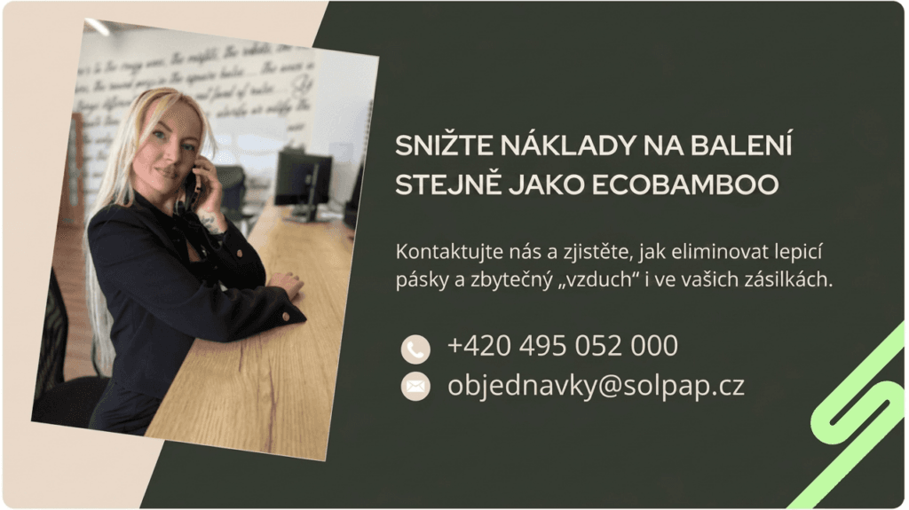 Chytré balení bez lepicí pásky pro ecobamboo 6 Chytré balení bez lepicí pásky pro ecobamboo
